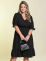 Vestido Curto Liso Preto