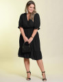 Vestido Curto Liso Preto