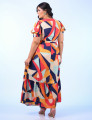 Vestido Silk Estampado Bege