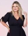 Vestido Curto Crepedunas Preto