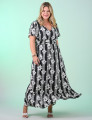 Vestido Longo Crepe Preto