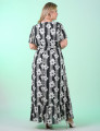 Vestido Longo Crepe Preto