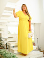 Vestido Longo Chiffon Amarelo