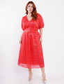Vestido Midi Com Botões Frente Pink 