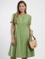 Vestido Curto Alfaiataria Pespontos Verde 