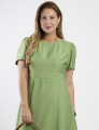 Vestido Curto Alfaiataria Pespontos Verde 