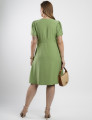 Vestido Curto Alfaiataria Pespontos Verde 
