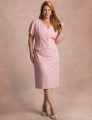Vestido Curto liso Com Botão Rose