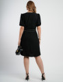 Vestido Curto Alfaiataria Com Pesponto Preto