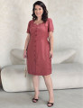 Vestido Curto Alfaiataria Com Botão Frontal Telha 