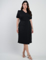 Vestido Midi Two Way Amarração Com Argola Preto