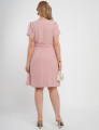 Vestido Midi Limen Com Pesponto Vermelho